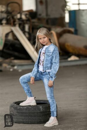 3-jų dalių minksto džinso kostiumėlis1