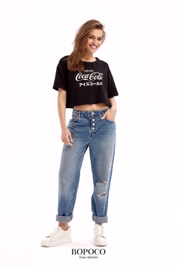 Juoda trumpa palaidinė Coca-Cola - Image 3