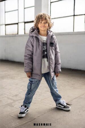 Violetinė unisex striukė