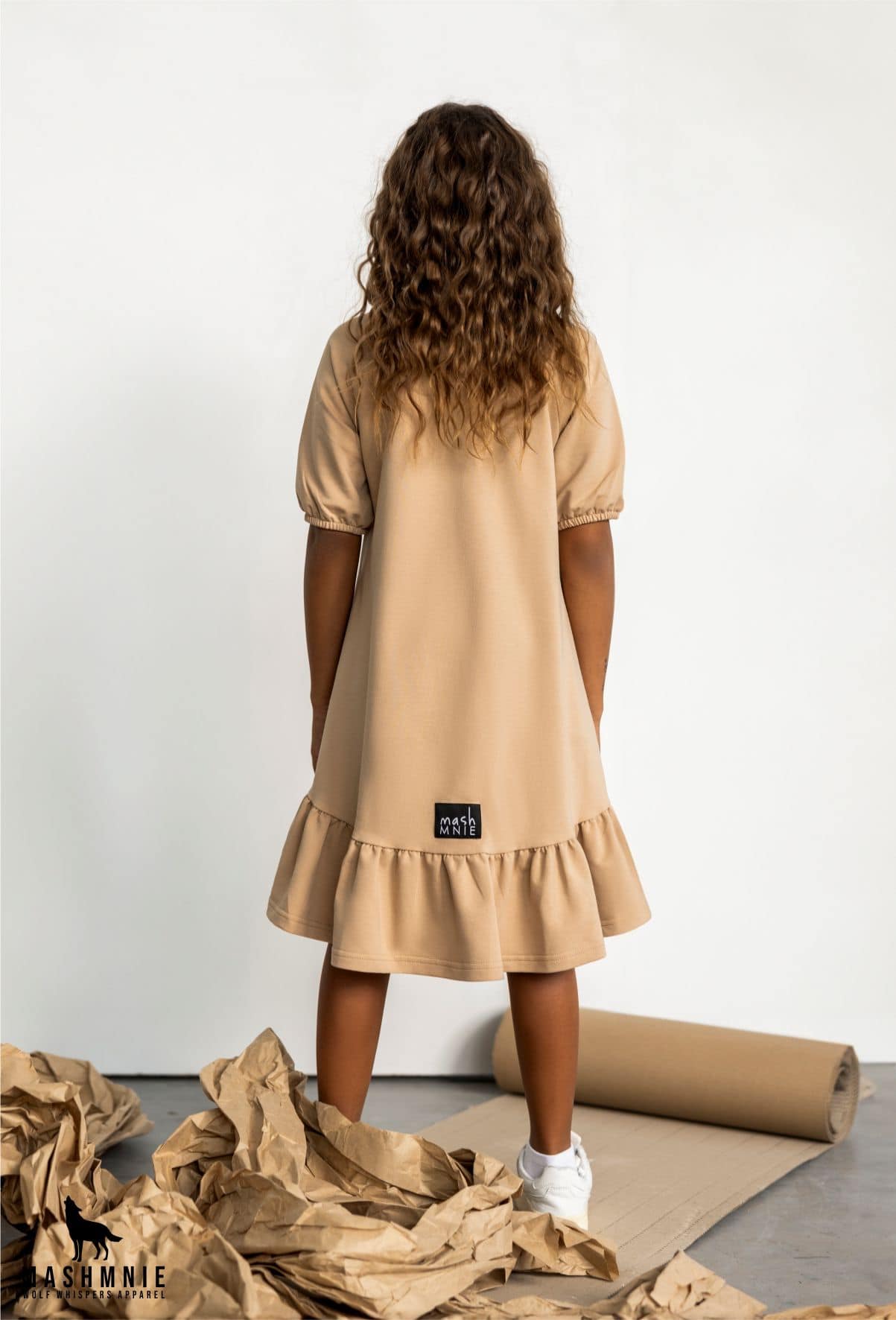 Smėlio spalvos suknelė - Image 3